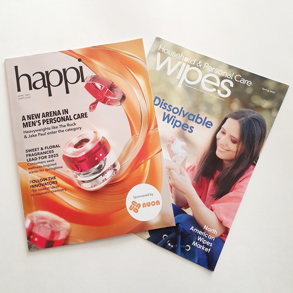 Happi Magazine April, 2025 A New Arena In Men's Personal Care + Wipes Magazine